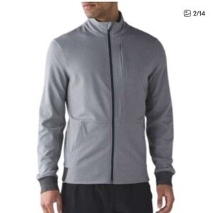 lululemon athletica Gray Full Zip Performance Jacket